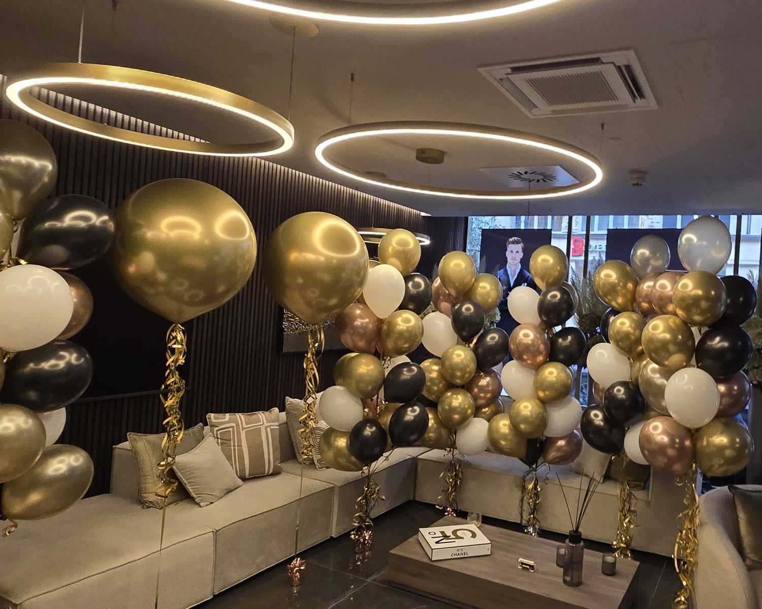 Ballonsträuße mit Akzenten