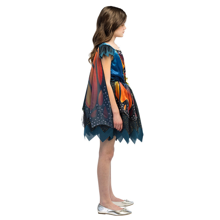 Schmetterling "Fantasy fairy" Kostüm für Mädchen | Mehrfarbig