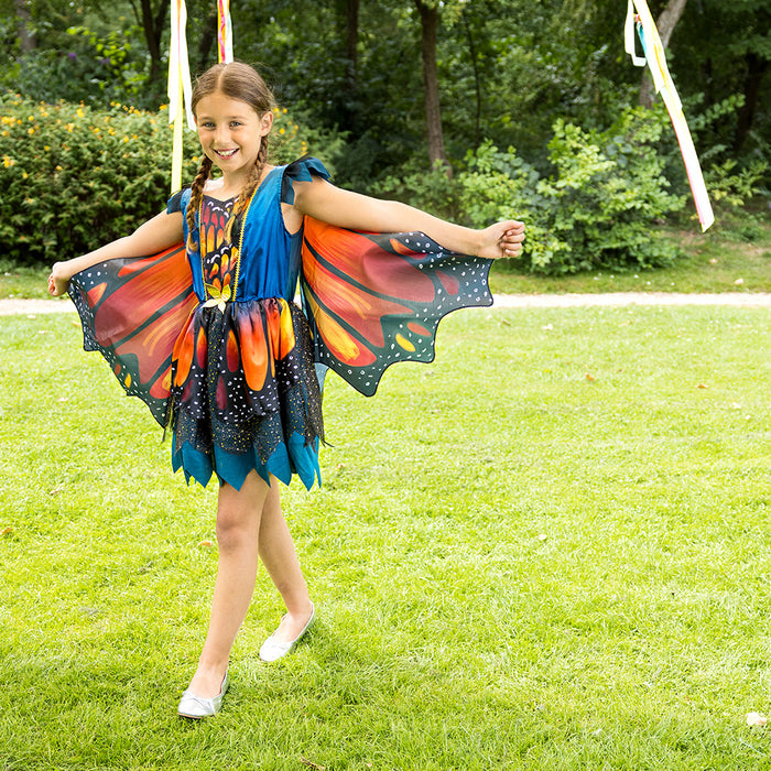 Schmetterling "Fantasy fairy" Kostüm für Mädchen | Mehrfarbig
