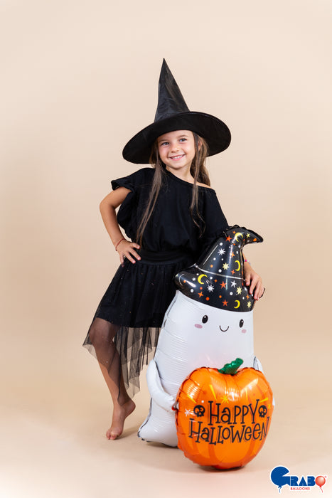 Shape Folienballon "Halloween Pumpkin Ghost"