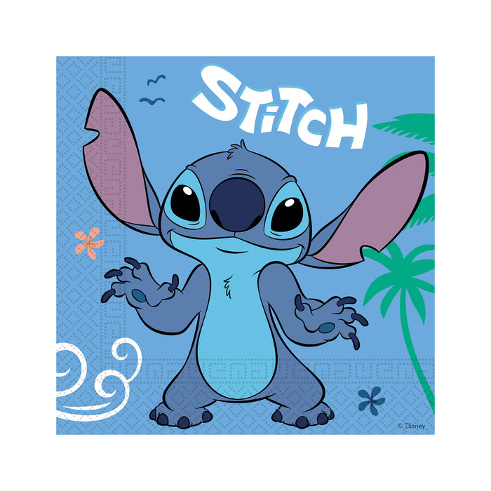 Servietten Stitch & Angel 33x33 cm | 20 Stück