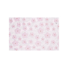 Tischläufer "Blumen" 26 cm x 500 cm | Hellrosa