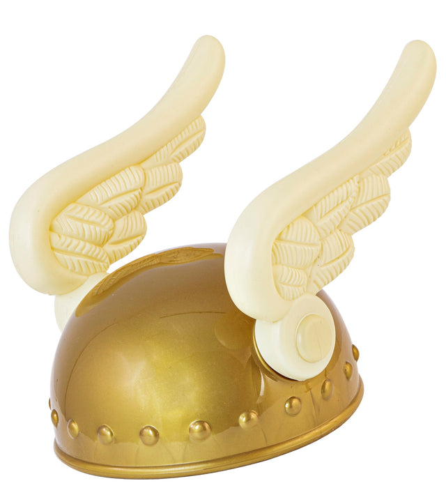 Gallier Helm mit Flügeln | Gold