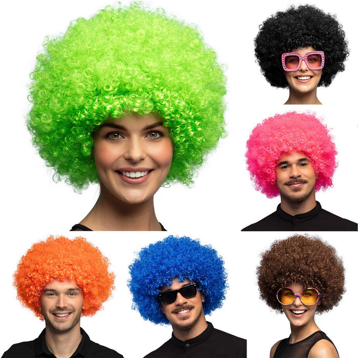 Afro Perücke "Groove" für Erwachsene | Farbwahl