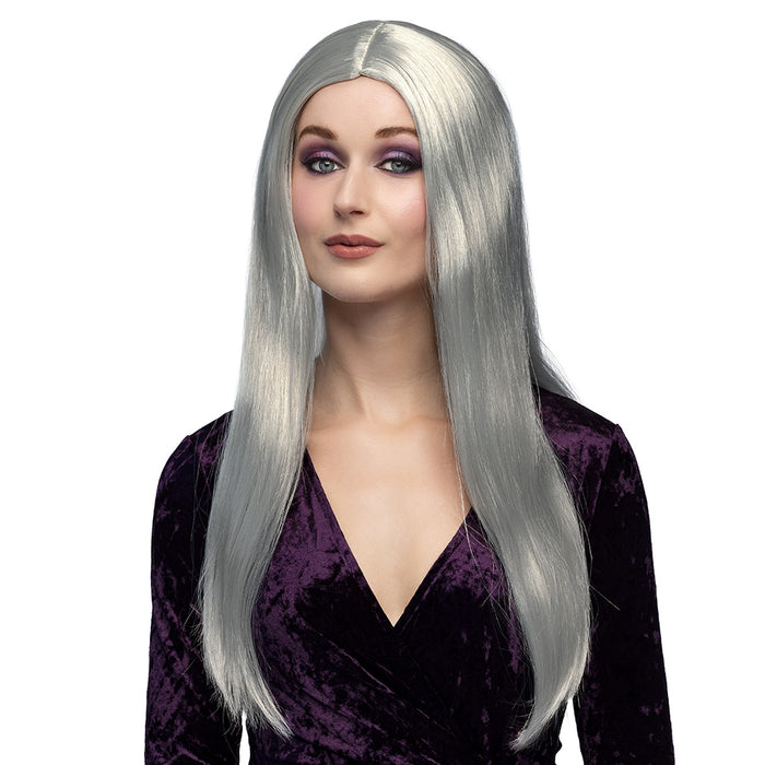 Hexen Perücke "Aurora" für Damen - 86082 | Grau