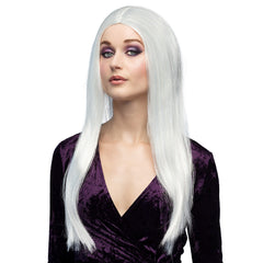 Perücke "Hexe Aurora" für Damen | Weiß