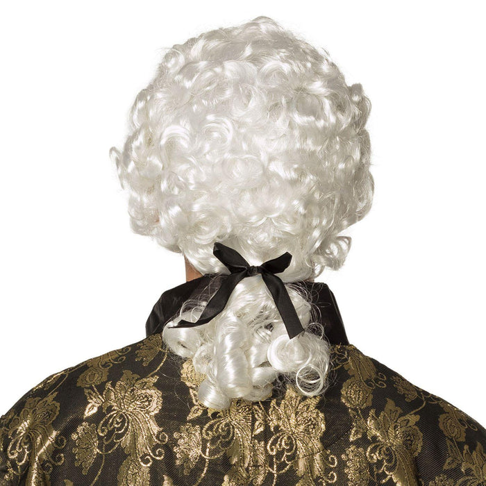Perücke Barock für Herren | Weiß