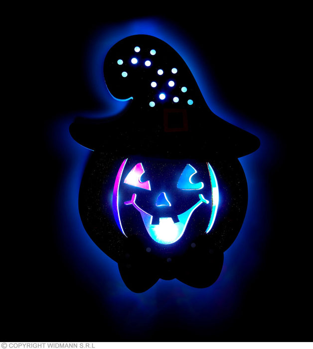 Leuchtender Kürbis "LED Pumpkin" 26 x 19 cm | Mehrfarbig