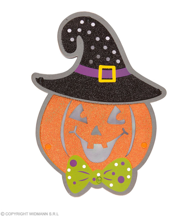 Leuchtender Kürbis "LED Pumpkin" 26 x 19 cm | Mehrfarbig