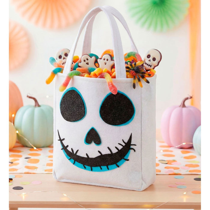Halloween Betteltasche "Geist" | Weiß - Süßes oder Saures
