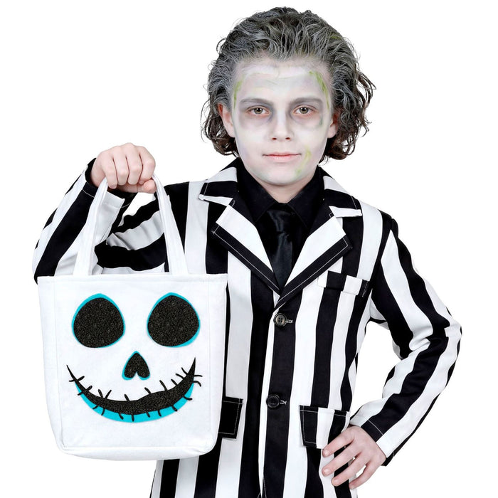 Halloween Betteltasche "Geist" | Weiß - Süßes oder Saures