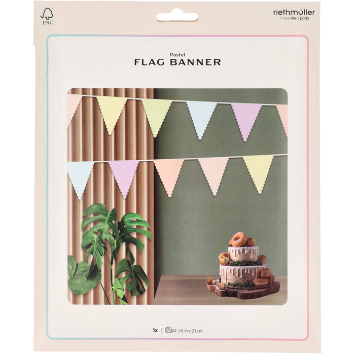Dreamy Pastels Wimpelkette | 6m