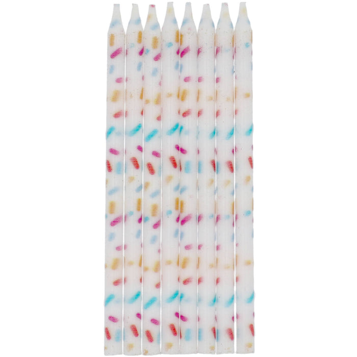 24 Kerzen Cozy Sprinkles | 10 cm Mehrfarbig