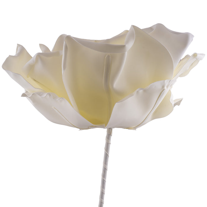 Künstliche XXL Deko Blume 70 cm | Weiß