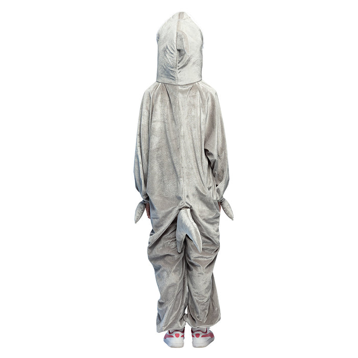 Hai Kostüm für Kinder bis 140 cm | Grau