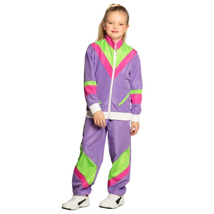 Trainingsanzug "Retro Kid" für Kinder | Lila - UV