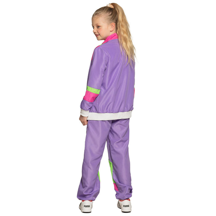 Trainingsanzug "Retro Kid" für Kinder | Lila - UV