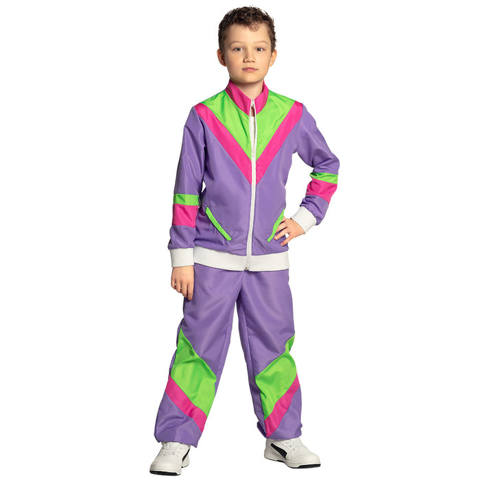 Trainingsanzug "Retro Kid" für Kinder | Lila - UV