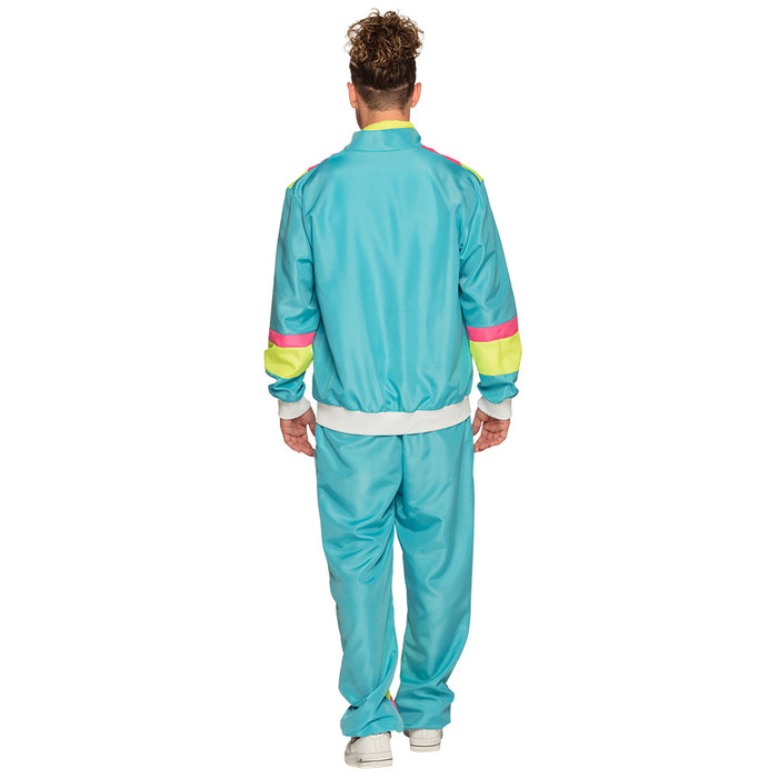Trainingsanzug "Retro Man" für Herren | Neonblau - UV