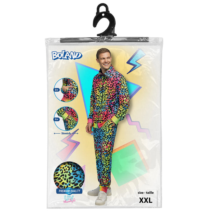 Trainingsanzug"Leopard Art" für Herren | Mehrfarbig UV