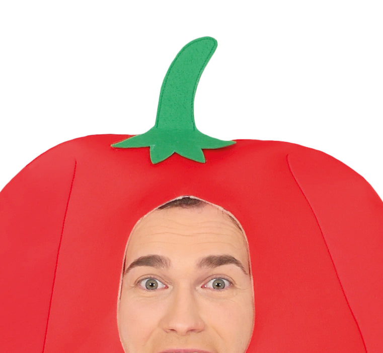 Spaßkostüm "Mister Chili" für Erwachsene | Einheitsgröße 52-54 (L)