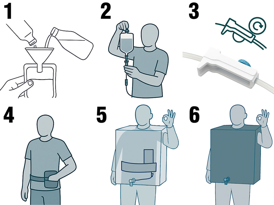 Spaßkostüm "Frei-Bier" für Erwachsene | Einheitsgröße 52-54 (L)