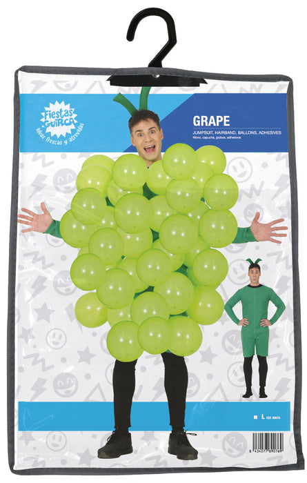 Spaßkostüm "Weintraube" für Erwachsene | Einheitsgröße 52-54 (L)