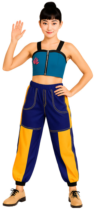 K-Pop Kostüm "Lotus" für Damen | Hose, T-Shirt