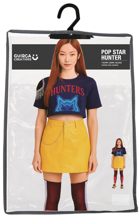 K-Pop Kostüm "Hunter" für Damen | Gelb Blau