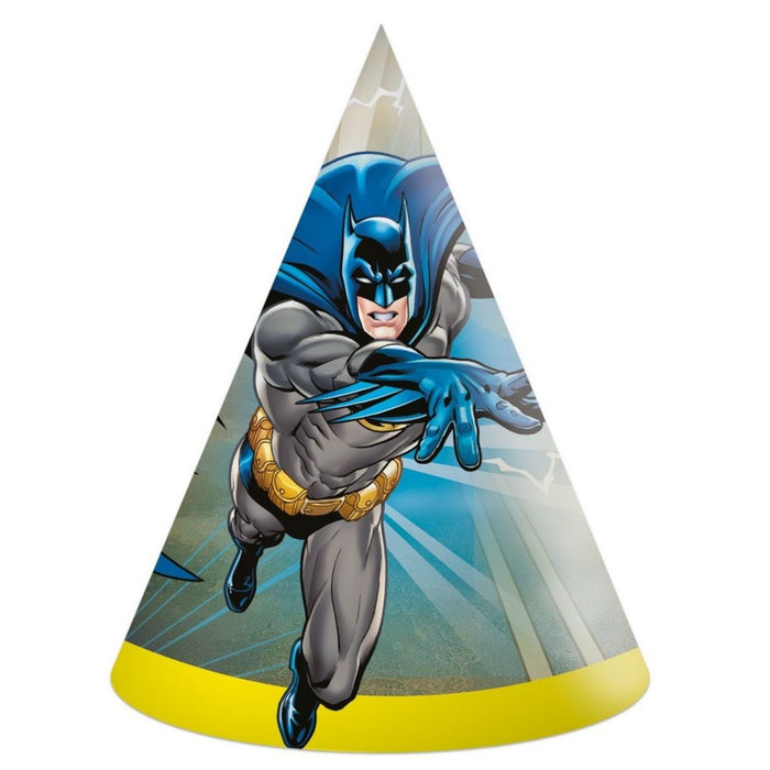 Partyhüte Batman | 6 Stück FSC