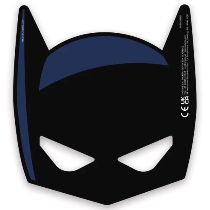 Maske Batman Papier FSC | 6 Stück