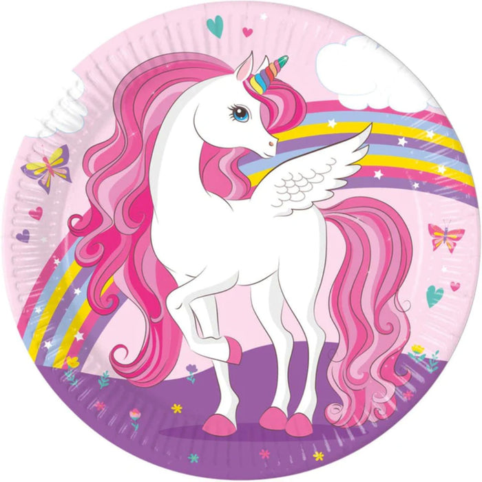 "Unicorn Rainbow Colors" Partydeko Artikel