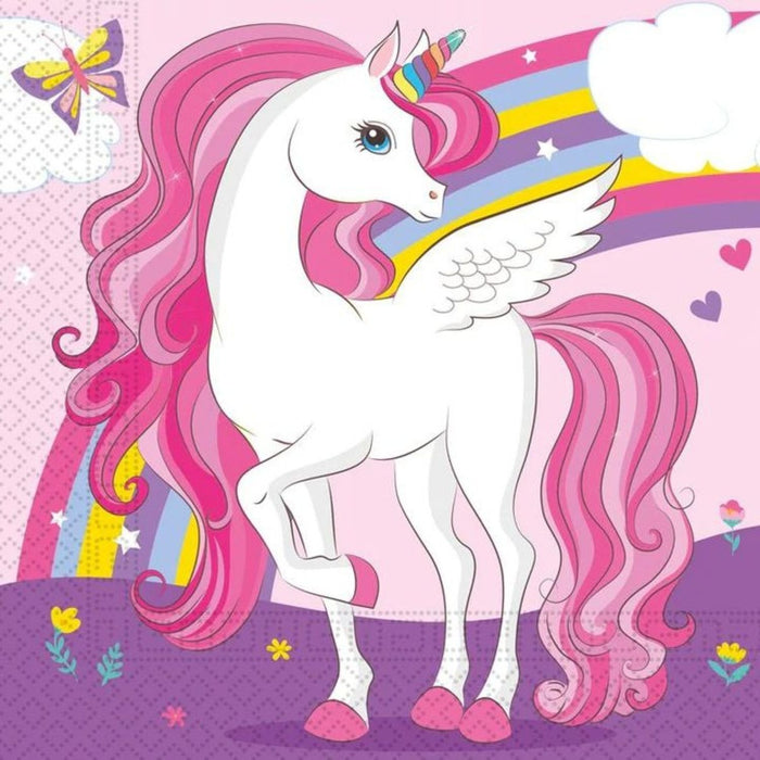 "Unicorn Rainbow Colors" Partydeko Artikel