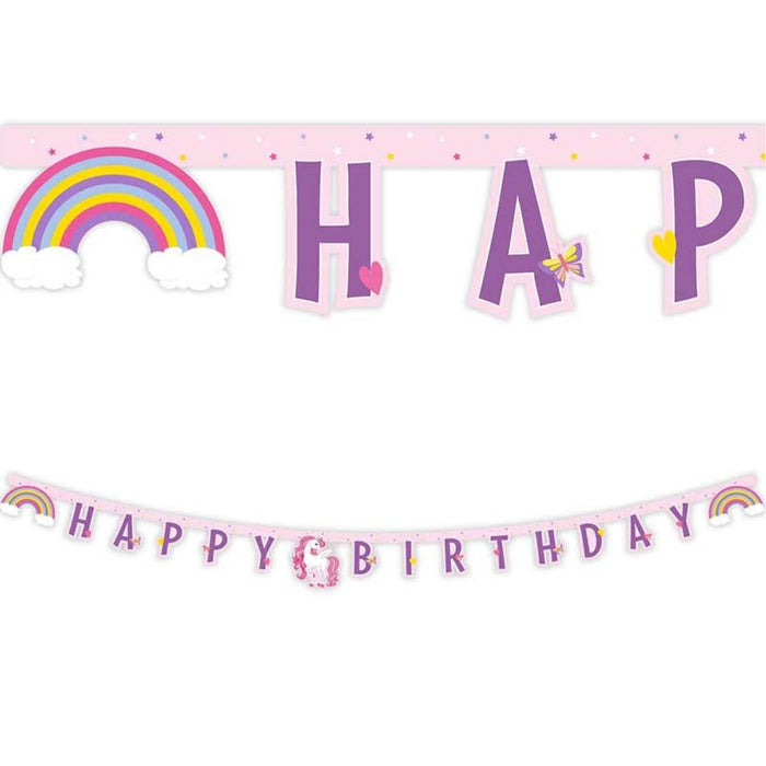 "Unicorn Rainbow Colors" Partydeko Artikel