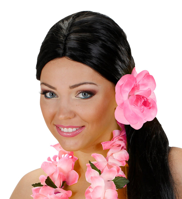 Schmuck Haargummi Blume | Rosa