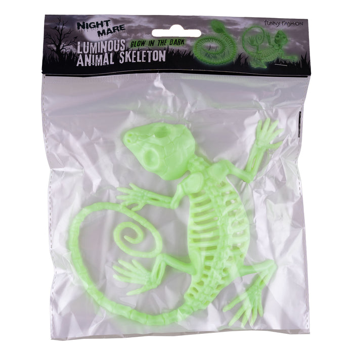 Leuchtendes Tier Skelett nach Wahl - Glow in the Dark | Grün