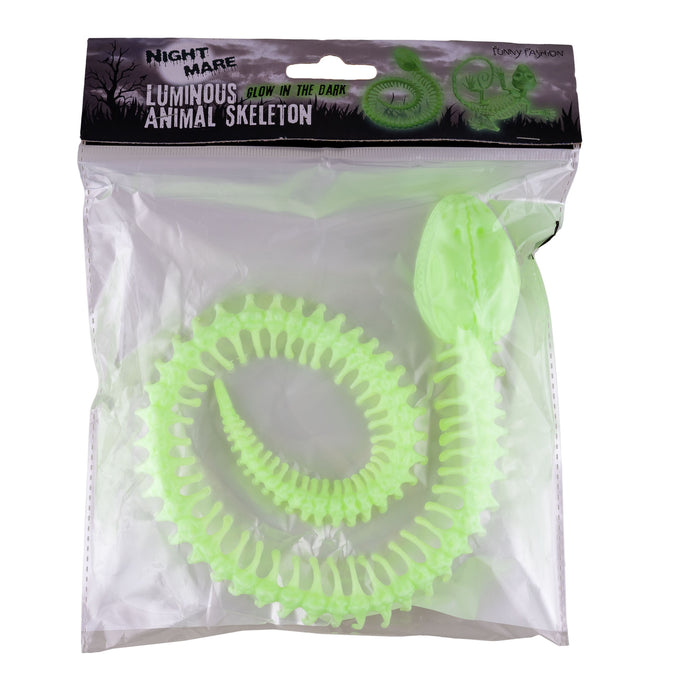 Leuchtendes Tier Skelett nach Wahl - Glow in the Dark | Grün