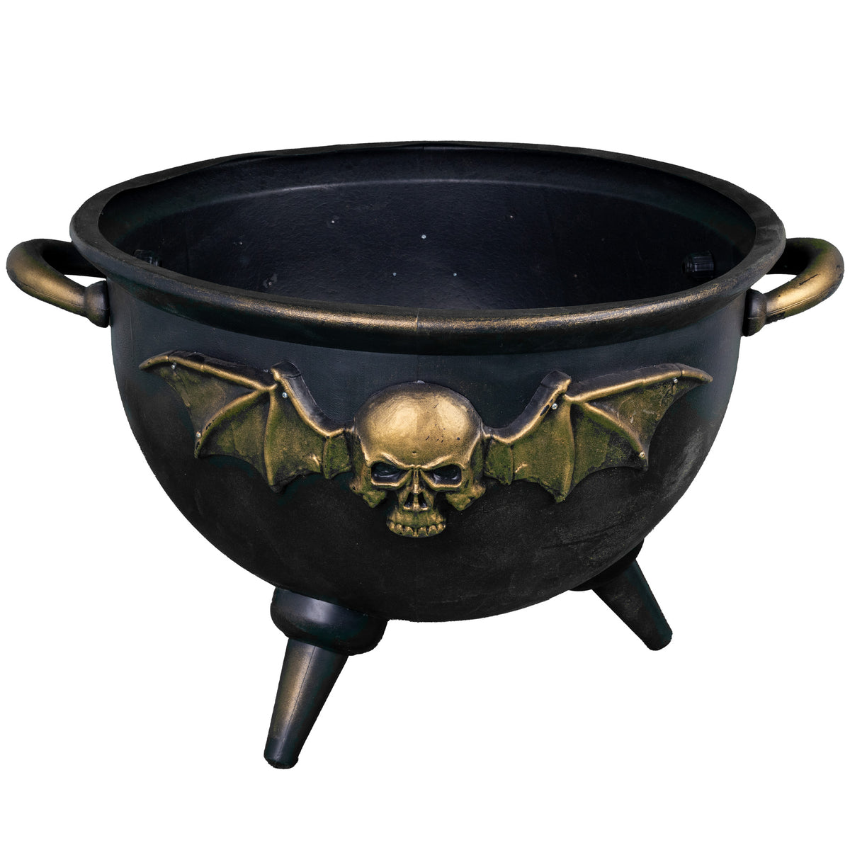 DEGUISE TOI Hexenkessel Aus Kunststoff, Schwarz, 24 Cm Durchmesser – Perfekt Für Halloween-Deko Oder Süßigkeiten