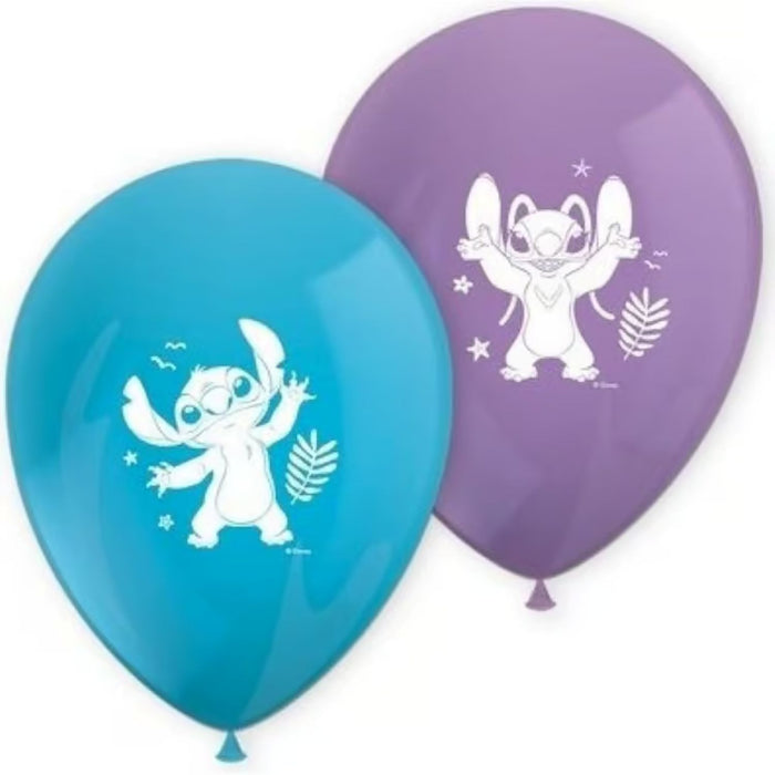 Latexballon Stitch & Angel | 8 Stück