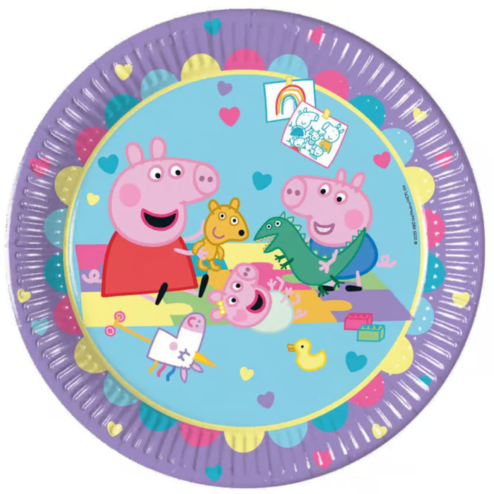 "Peppa Pig Made With Love" Partydeko Artikel