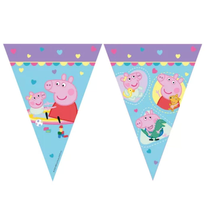 "Peppa Pig Made With Love" Partydeko Artikel
