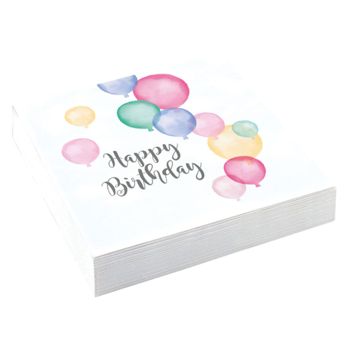 "Happy Birthday Pastel" Partydeko Artikel