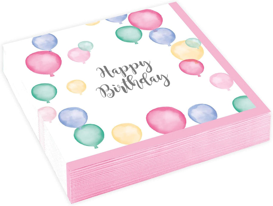 "Happy Birthday Pastel" Partydeko Artikel