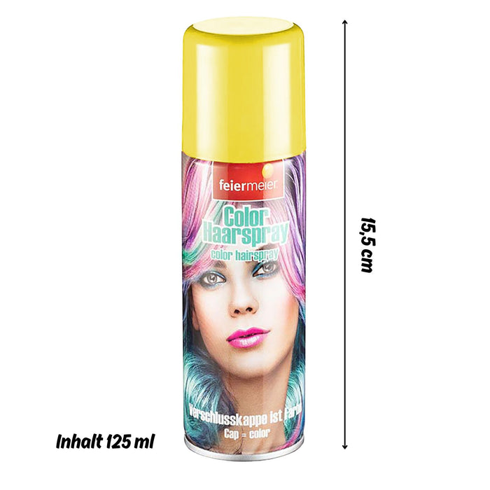 Feiermeier "Color Haarspray" 125 ml | Gelb - Farbspray