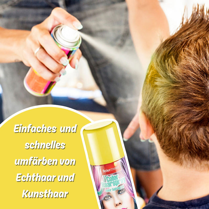Feiermeier "Color Haarspray" 125 ml | Gelb - Farbspray