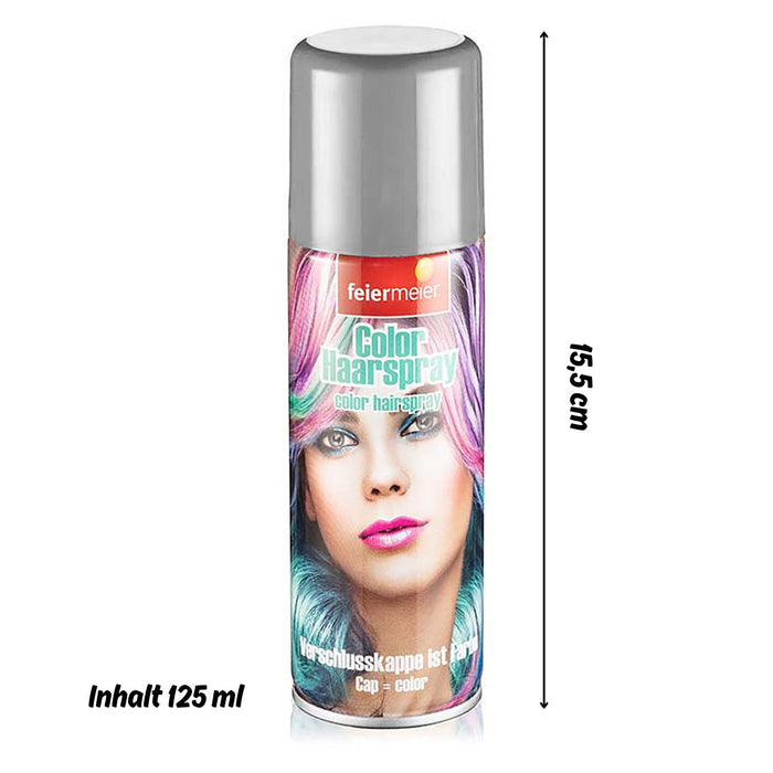 Feiermeier "Color Haarspray" 125 ml | Grau - Farbspray