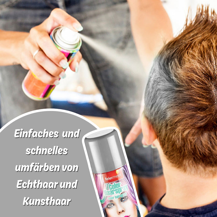 Feiermeier "Color Haarspray" 125 ml | Grau - Farbspray