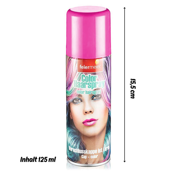 Feiermeier "Color Haarspray" 125 ml | Pink - Farbspray