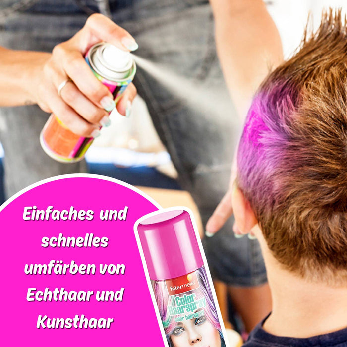 Feiermeier "Color Haarspray" 125 ml | Pink - Farbspray