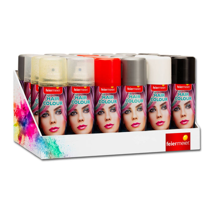 Feiermeier "Glitter Haarspray" 125 ml | Gold - Farbspray